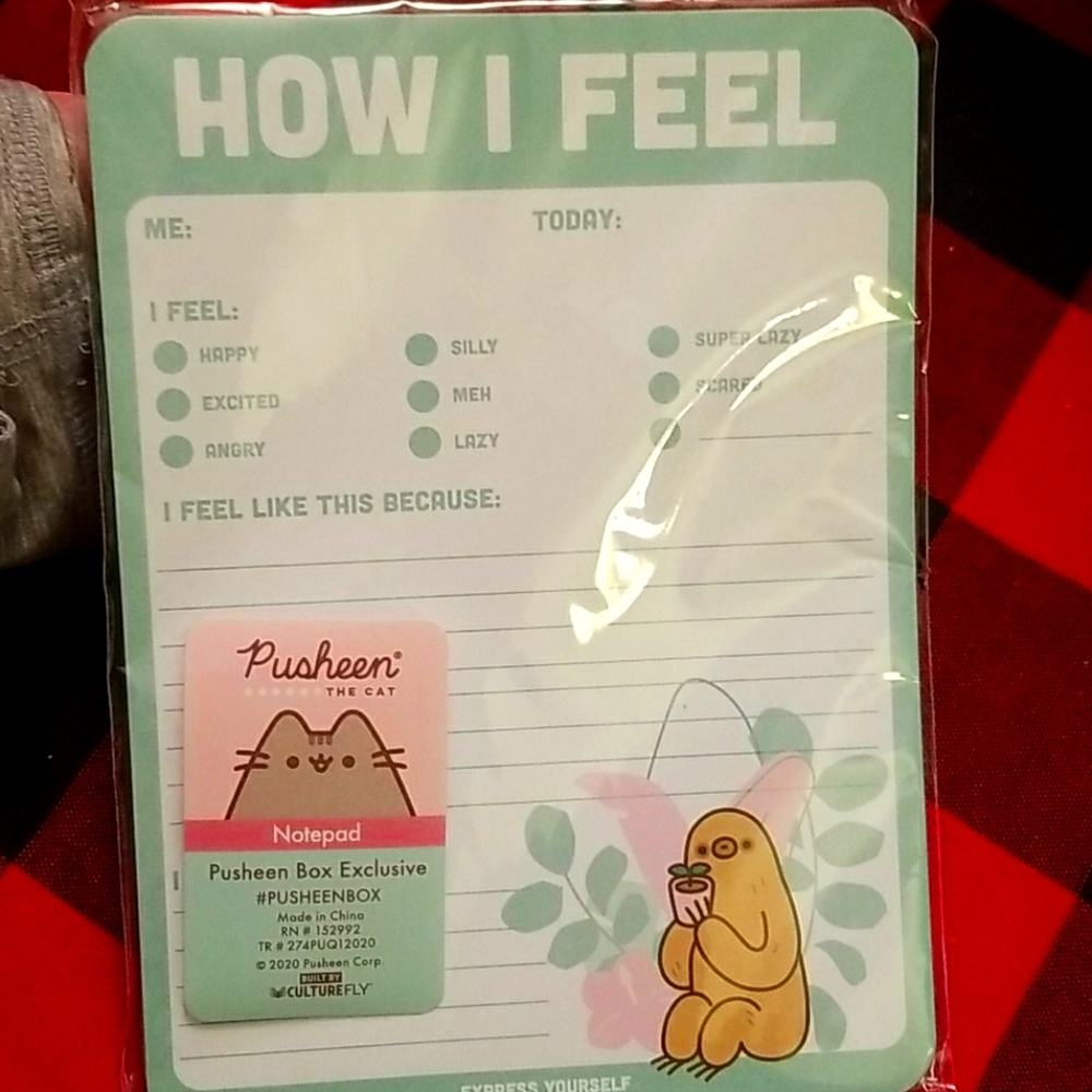 Pusheen Box Exclusive notepad